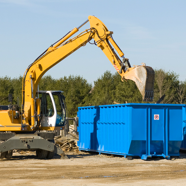 can i choose the location where the residential dumpster will be placed in Chagrin Falls OH